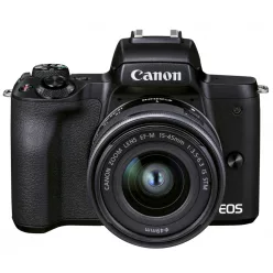   Canon EOS M50 mark II váz (black) + EF-M 15-45mm/3.5-6.3 IS STM + EF-M 55-200mm/4.5-6.3 IS STM (4728C015)