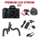 Canon EOS M50 mark II váz (black) + EF-M 15-45mm / 3.5-6.3 IS STM - PREMIUM LIVE STREAM KIT (4728C037)