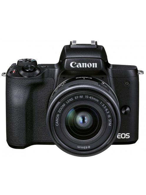 Canon EOS M50 mark II váz (black) + EF-M 15-45mm / 3.5-6.3 IS STM - PREMIUM LIVE STREAM KIT (4728C037)