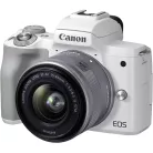 Canon EOS M50 mark II váz (white) + EF-M 15-45mm / 3.5-6.3 IS STM (4729C005)