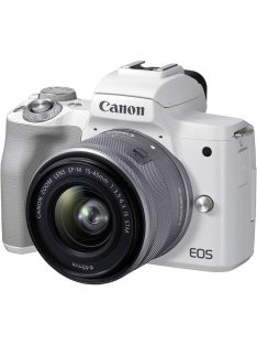   Canon EOS M50 mark II váz (white) + EF-M 15-45mm / 3.5-6.3 IS STM (4729C005)