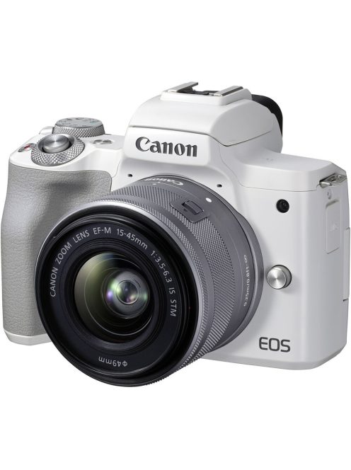 Canon EOS M50 mark II váz (white) + EF-M 15-45mm / 3.5-6.3 IS STM (4729C005)