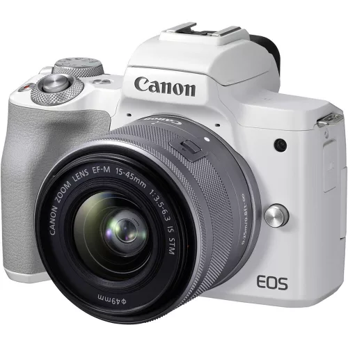Canon EOS M50 mark II váz (white) + EF-M 15-45mm / 3.5-6.3 IS STM (4729C005)