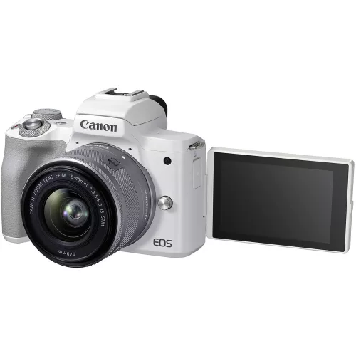 Canon EOS M50 mark II váz (white) + EF-M 15-45mm / 3.5-6.3 IS STM (4729C005)