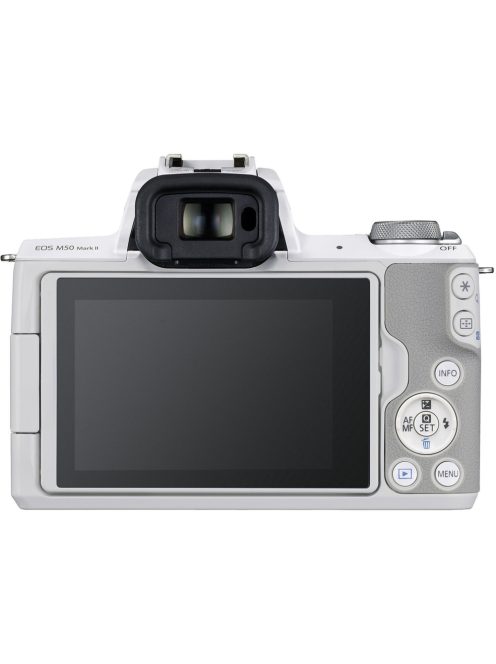 Canon EOS M50 mark II váz (white) + EF-M 15-45mm / 3.5-6.3 IS STM (4729C005)