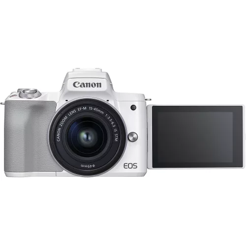 Canon EOS M50 mark II váz (white) + EF-M 15-45mm / 3.5-6.3 IS STM (4729C005)