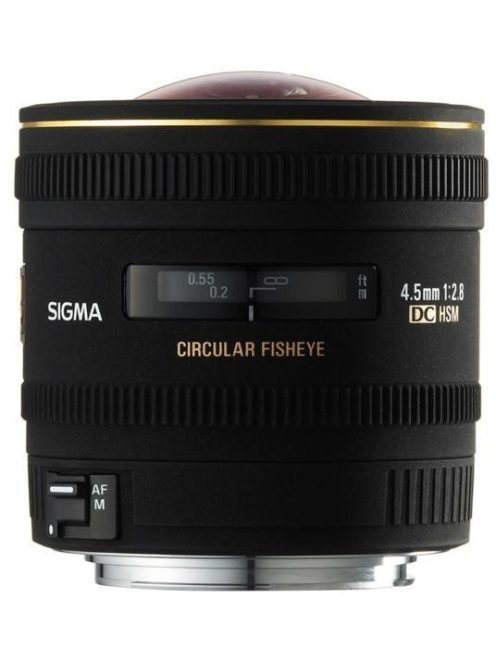 Sigma 4.5mm / 2.8 EX DC fisheye circular - Canon EOS bajonettes