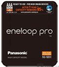 Panasonic Eneloop Pro AAA - Ni-MH akkumulátor + tok (4db) (4HC-SP-4)