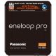 Panasonic Eneloop Pro AAA - Ni-MH akkumulátor + tok (4db) (4HC-SP-4)