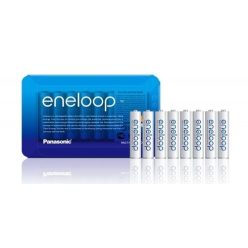   Panasonic Eneloop AAA - Ni-MH akkumulátor (8db) + tok (4MC-SP-8)