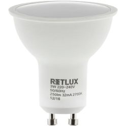 RETLUX RLL 254 spot izzó GU10 6W WW
