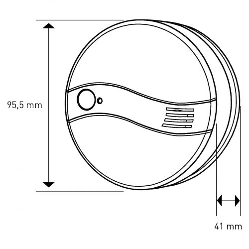 RETLUX RDT 201 Füstjelző (9V)