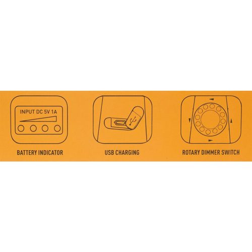 Retlux RPL 101 Munkalámpa + USB töltőkábel (5W) (50003609)