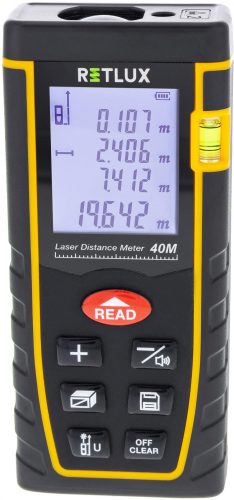 Retlux RHT 100 Lézeres távolságmérő (40m) (50003835)