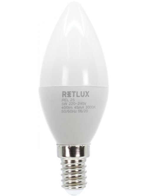 Retlux REL 25 LED izzó (E14) (5W) (4db) (50004340)