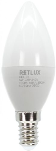 Retlux REL 25 LED izzó (E14) (5W) (4db) (50004340)