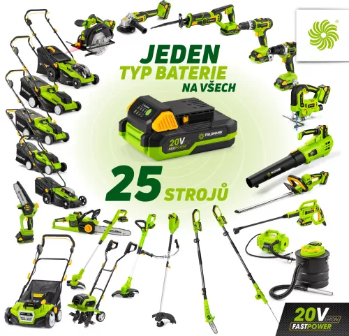 Fieldmann FZN 70405-0 akkumulátoros magassági sövényvágó (20V)
