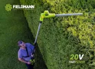 Fieldmann FZN 70405-0 akkumulátoros magassági sövényvágó (20V)