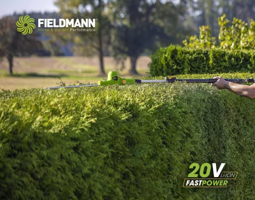 Fieldmann FZN 70405-0 akkumulátoros magassági sövényvágó (20V)