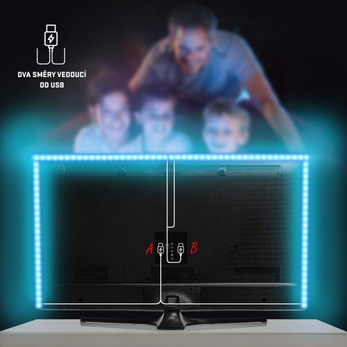 RETLUX RLS 102 USB LED szalag 30LED RGB