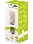 RETLUX RLL 459 LED izzó (JC) (E14) (6W) (PÁRAELSZÍVÓKHOZ) (50005320)