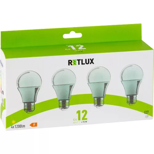RETLUX REL 33 LED izzó (A60) (E27) (12W) (4db) (50005371)