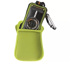 Pentax neoprén fényképezőgép tok - zöld színű