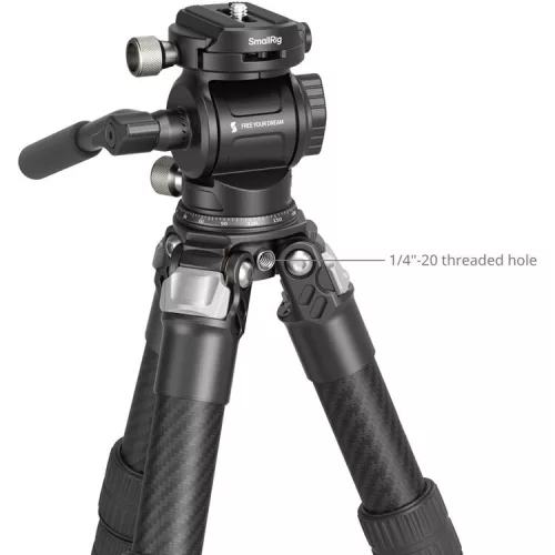  Smallrig 5025 - Heavy-Duty Carbon Fiber Tabletop Tripod Kit