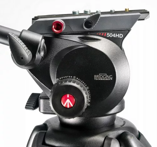 Manfrotto 504 Fluid Video Head with 75 mm half ball (504HD)
