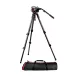 Manfrotto 504 fluid video head & 535 CF single leg tripod (504HD,535K)