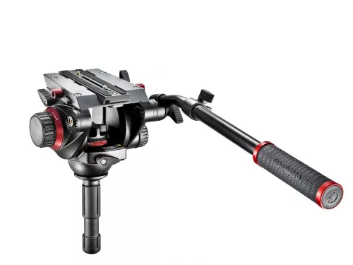 Manfrotto 504 fluid video head & 536 CF single leg tripod (536K,536K)