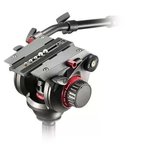 Manfrotto 504 fluid video head & 536 CF single leg tripod (536K,536K)