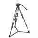 Manfrotto 504 fluid video head & 546GB alu twin leg tripod (504HD,546GBK)