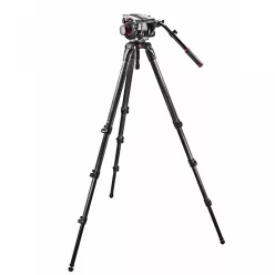 Manfrotto 509 fluid fej + 536 karbon állvány