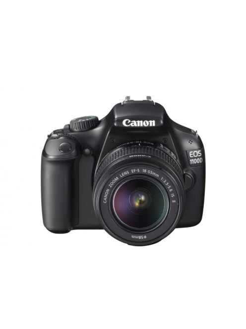 Canon EOS 1100D + EF-S 18-55mm / 3.5-5.6 IS II (4 színben) (fekete)
