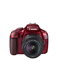   Canon EOS 1100D + EF-S 18-55mm/4.0-5.6 IS II (4 Farben) (rot)