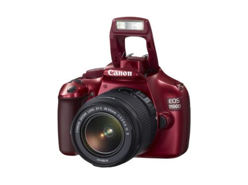Canon EOS 1100D + EF-S 18-55mm/4.0-5.6 IS II (4 colours) (red)