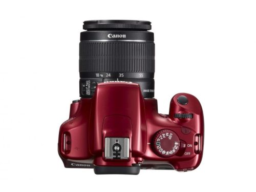 Canon EOS 1100D + EF-S 18-55mm/4.0-5.6 IS II (4 colours) (red)