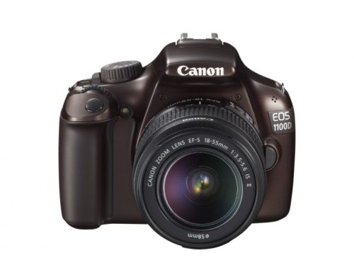 Canon EOS 1100D + EF-S 18-55mm/4.0-5.6 IS II (4 colours) (brown)