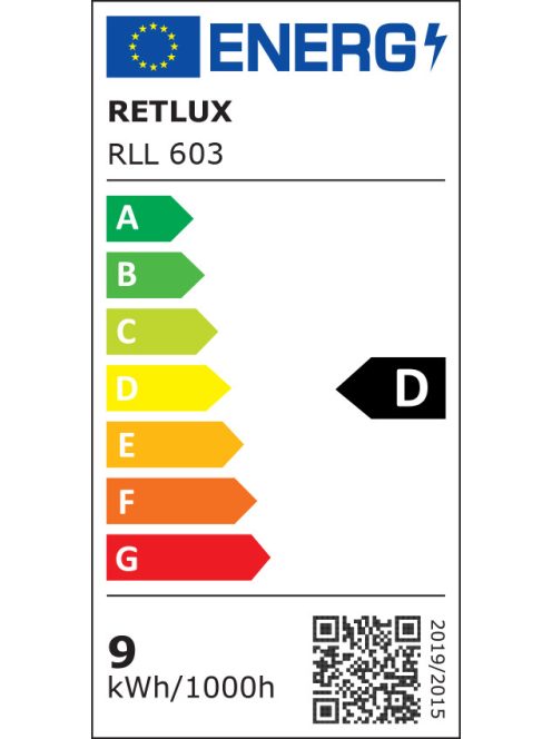 RETLUX RLL 603 LED izzó (A60) (E27) (9W) (52000082)