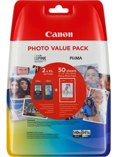 Canon PG-540XL/CL-541XL és fotopapír multipack