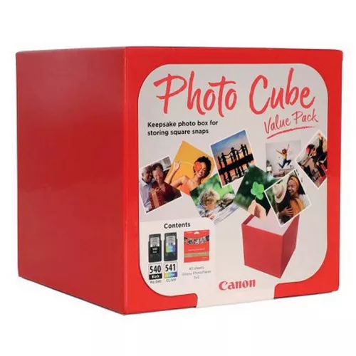 Canon PG-540 (black) + CL-541 (color) tintapatron (multipack) + PP-201 (5"x5") (40 lap) (5225B012)