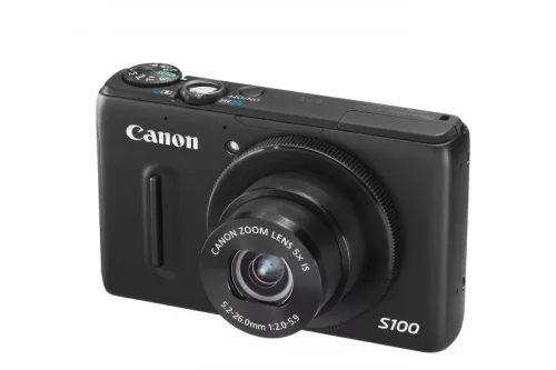 Canon PowerShot S100 (GPS) (2 színben) (fekete)