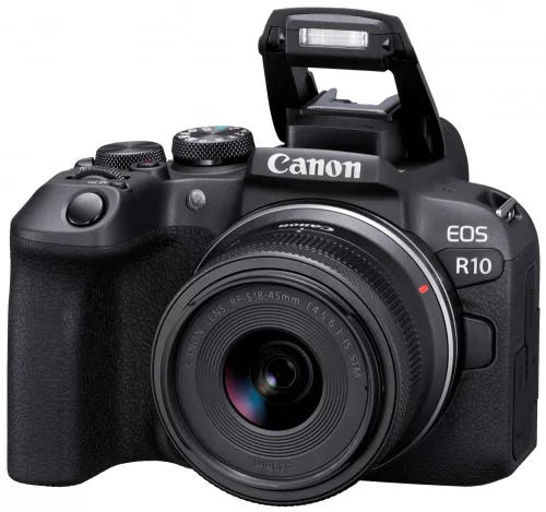 Canon EOS R10 + RF-S 18-45mm / 4.5-6.3 IS STM (+128GB memóriakártya)
