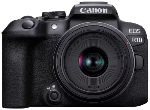 Canon EOS R10 + RF-S 18-45mm / 4.5-6.3 IS STM (+128GB memóriakártya)