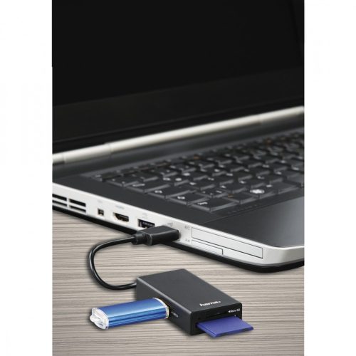 Hama microUSB KÁRTYAOLVASÓ (USB HUB, OTG ADAPTER)