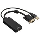 Hama VGA to HDMI adapter + USB (audió) (54547)