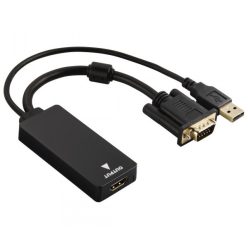 Hama VGA to HDMI adapter + USB (audió) (54547)