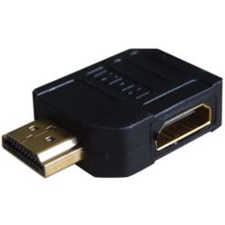 HDMI dugó/HDMI aljzat 270°-os adapter pipa