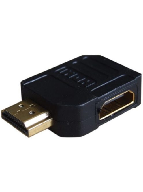 HDMI dugó/HDMI aljzat 270°-os adapter pipa